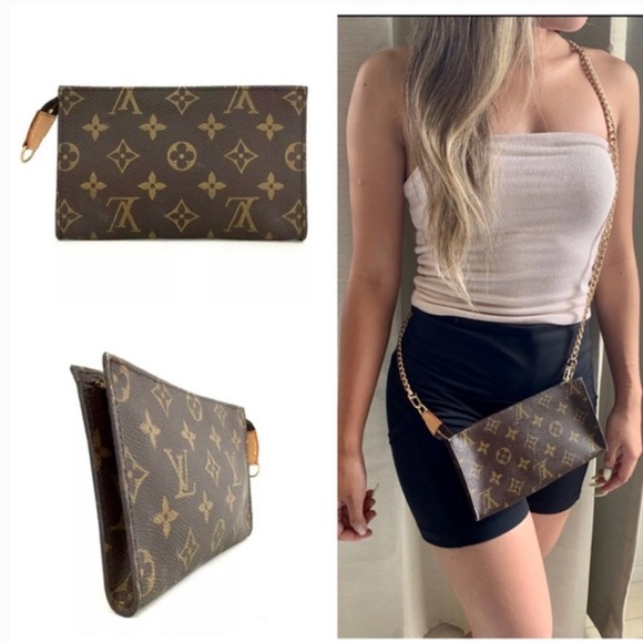 Authentic Louis Vuitton Bucket PM Pouch - Picture 1 of 8